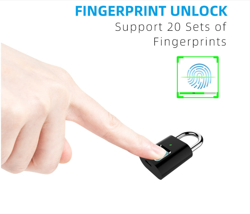 AirLite Bio Plus - Fingerprint Hanging Bag Lock
