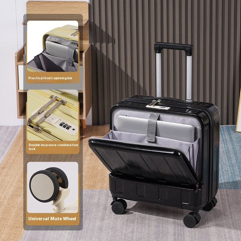 AirLite Compact - Multifunktionales Handgepäck mit Frontöffnung, 18 Zoll