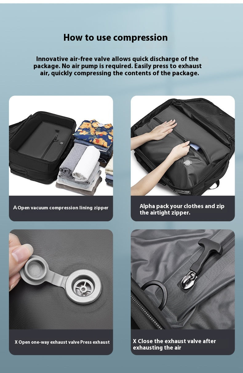 AirLite - VacPro | Large Capacity Vacuum Compression Backpack