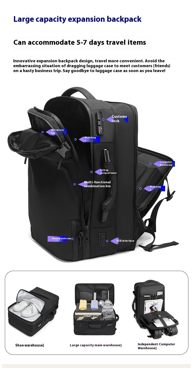 AirLite - VacPro | Large Capacity Vacuum Compression Backpack