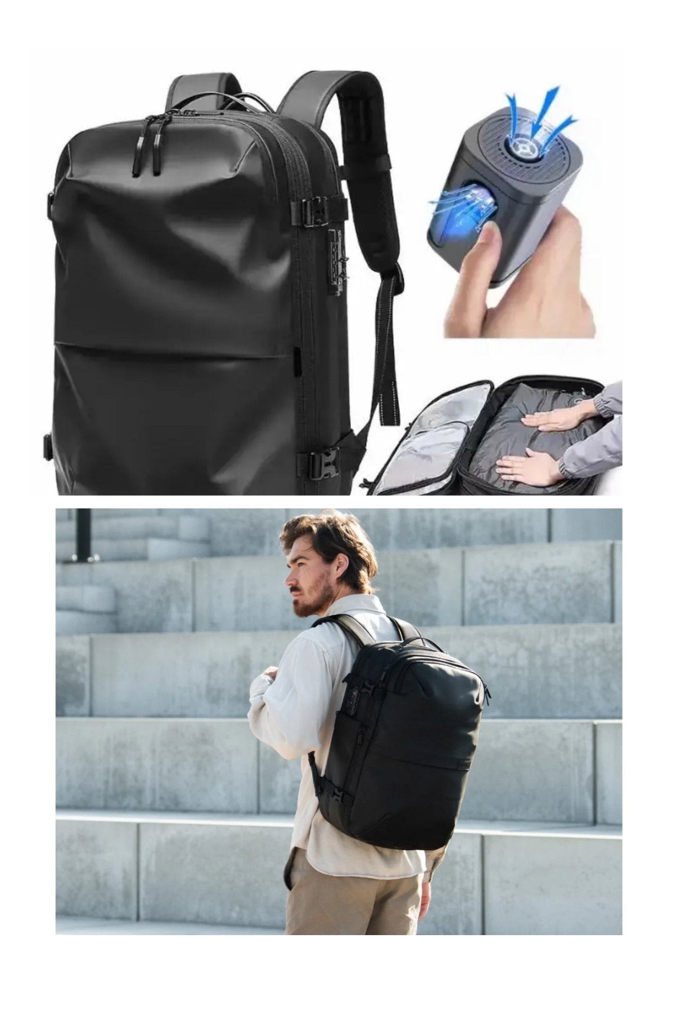 Vaccum Compression Backpacks
