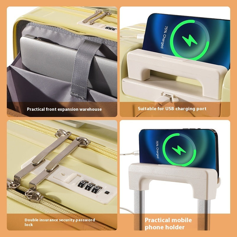 AirLite Compact - Multifunktionales Handgepäck mit Frontöffnung, 18 Zoll 