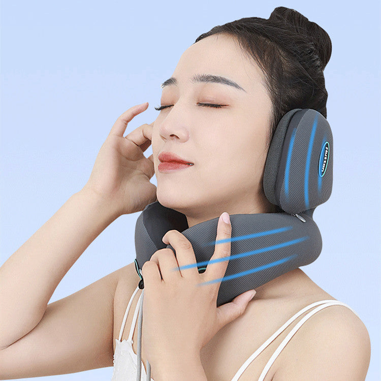 AirLite Hutton – Noise-Cancelling Neck Massage Pillow