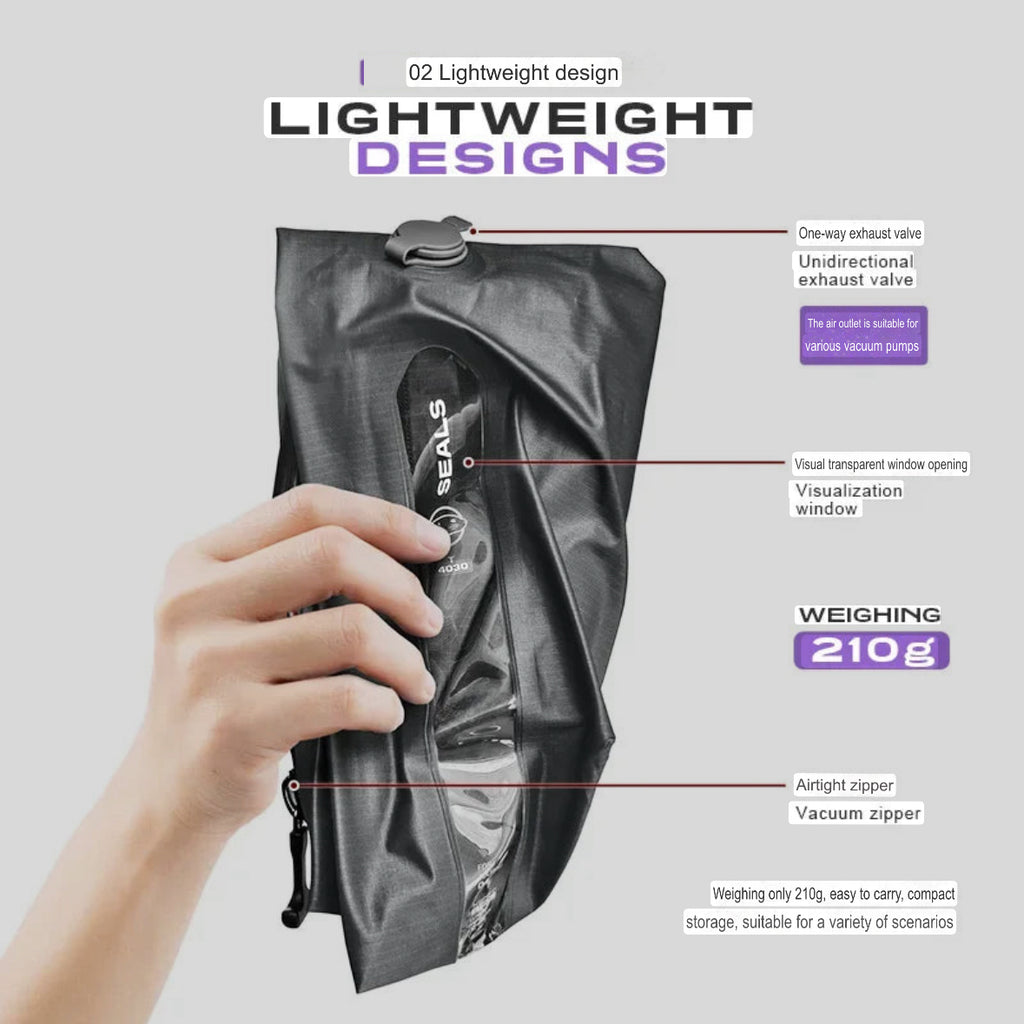 AirLite CompressPro – Vacuum Travel Compression Bag