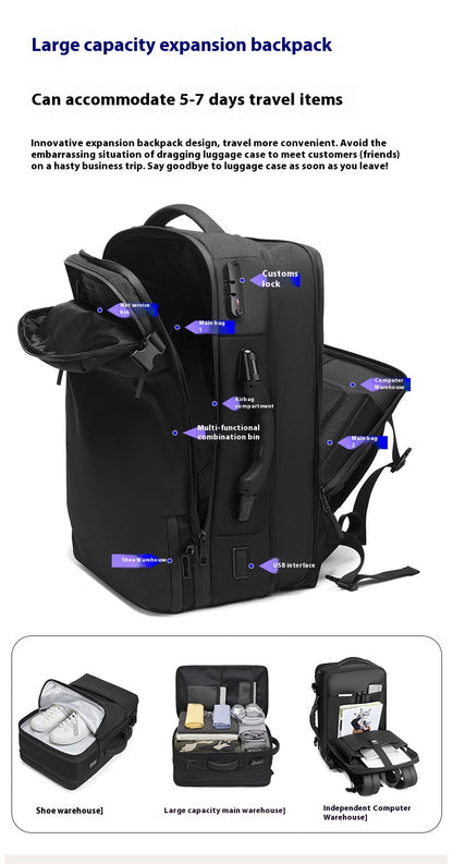 AirLite - VacPro | Vakuum-Kompressionsrucksack mit großem Fassungsvermögen
